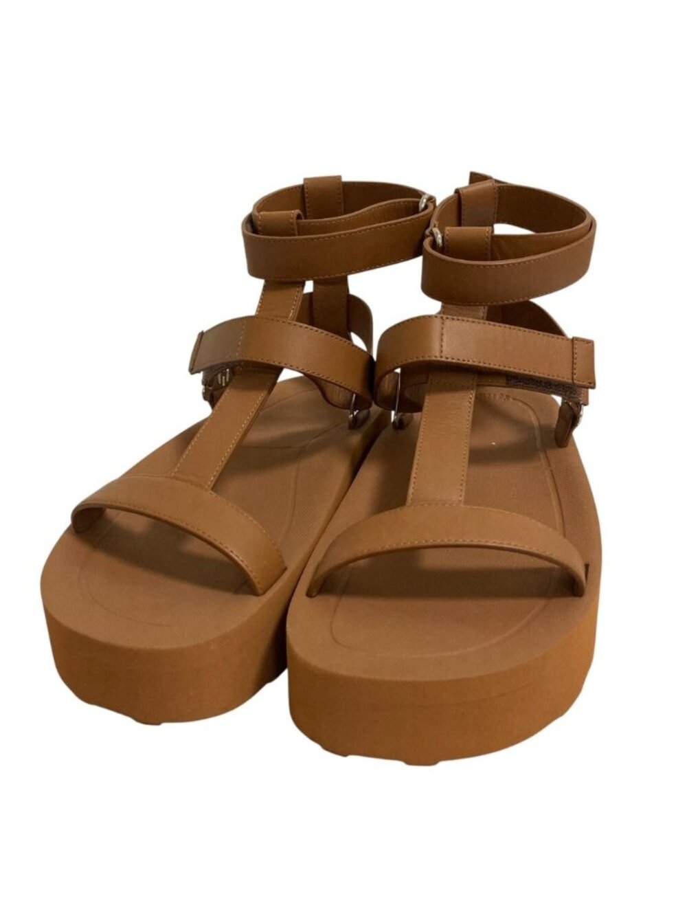 Hermes Enid H Diamant Buckle Sandals Brown Spring Summer